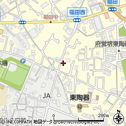大阪府堺市中区福田463周辺の地図