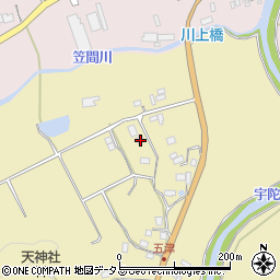 奈良県宇陀市大宇陀五津710-1周辺の地図