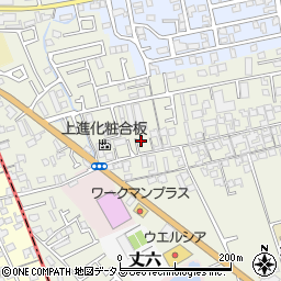 大阪府堺市東区草尾708周辺の地図