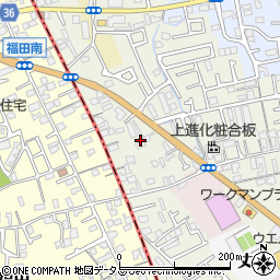 大阪府堺市東区草尾337周辺の地図