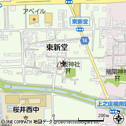 奈良県桜井市東新堂271周辺の地図