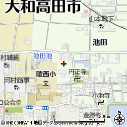 奈良県大和高田市池田22周辺の地図