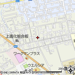 大阪府堺市東区草尾713周辺の地図