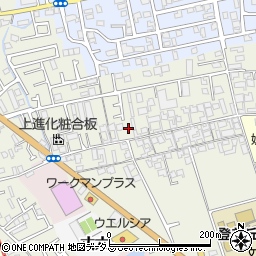 大阪府堺市東区草尾713周辺の地図