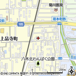 奈良県橿原市上品寺町252-41周辺の地図