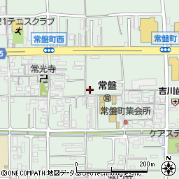 奈良県橿原市常盤町329-4周辺の地図