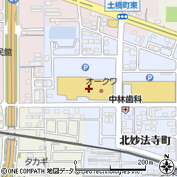 オークワ橿原真菅店周辺の地図