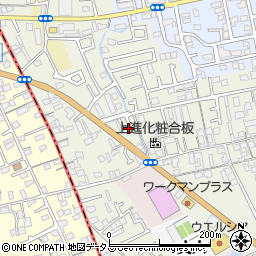 大阪府堺市東区草尾340周辺の地図