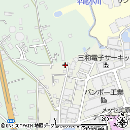 亀田組周辺の地図