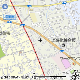 大阪府堺市東区草尾331周辺の地図