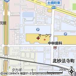 奈良県橿原市北妙法寺町555周辺の地図