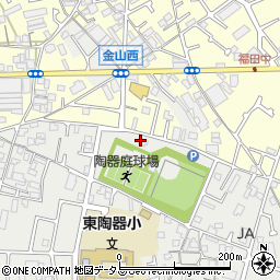 堺市立　陶器スポーツ広場周辺の地図