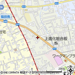 大阪府堺市東区草尾330-1周辺の地図