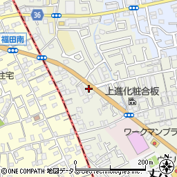 大阪府堺市東区草尾330-1周辺の地図