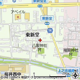 奈良県桜井市東新堂273-2周辺の地図