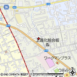 大阪府堺市東区草尾340-12周辺の地図