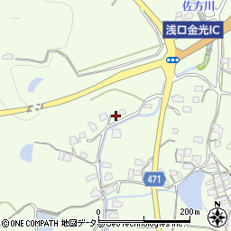 岡山県浅口市金光町佐方2236-1周辺の地図