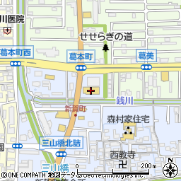 奈良トヨタ大和八木店周辺の地図