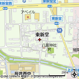 奈良県桜井市東新堂262周辺の地図
