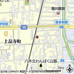 奈良県橿原市上品寺町252-34周辺の地図