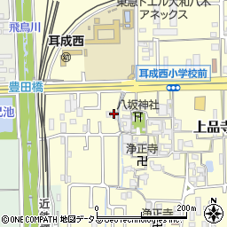奈良県橿原市上品寺町299周辺の地図