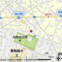 大阪府堺市中区福田532周辺の地図