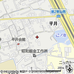 大阪府堺市中区平井周辺の地図
