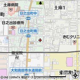 奈良県大和高田市日之出町6-13周辺の地図