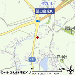 岡山県浅口市金光町佐方2585-1周辺の地図