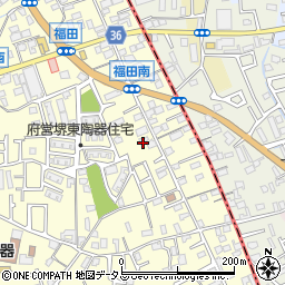 大阪府堺市中区福田425周辺の地図