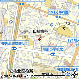 ぐりーんはーとフラワーデザインスクール広島校周辺の地図
