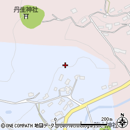 奈良県宇陀市榛原安田周辺の地図