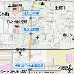 奈良県大和高田市日之出町6-1周辺の地図