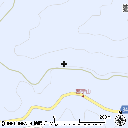 広島県東広島市河内町宇山2335周辺の地図