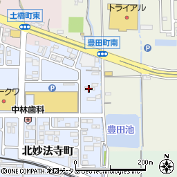 橿原サッシセンター株式会社周辺の地図