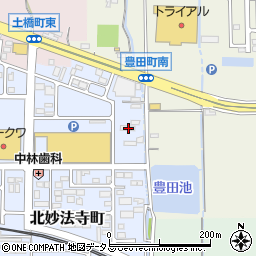 奈良県橿原市北妙法寺町143周辺の地図