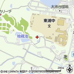 兵庫県淡路市久留麻高塚1268周辺の地図