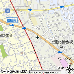 大阪府堺市東区草尾329-1周辺の地図