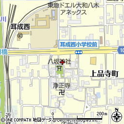 奈良県橿原市上品寺町290周辺の地図