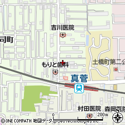 南都銀行真菅支店周辺の地図