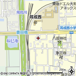 奈良県橿原市上品寺町308-7周辺の地図