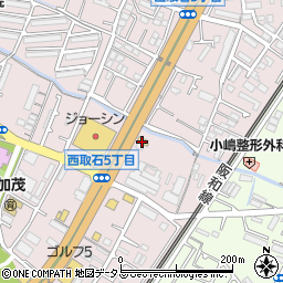 カレーハウスＣｏＣｏ壱番屋高石西取石店周辺の地図