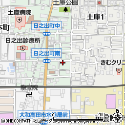 奈良県大和高田市日之出町6-6周辺の地図