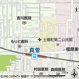 奈良県橿原市小槻町634-17周辺の地図