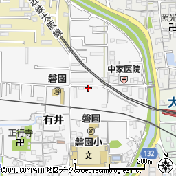 奈良県大和高田市有井44周辺の地図