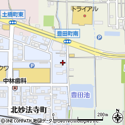 奈良県橿原市北妙法寺町145-2周辺の地図