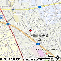 大阪府堺市東区草尾732周辺の地図