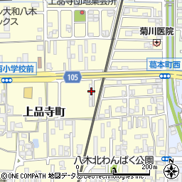奈良県橿原市上品寺町261-5周辺の地図
