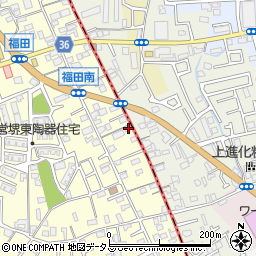 大阪府堺市中区福田53周辺の地図