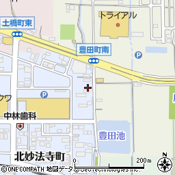 奈良県橿原市北妙法寺町146-2周辺の地図